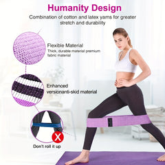 Polyester Squats Hip Training Circle Fitness Resistance Tension Cloth Belt