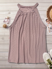  Eyelet Embroidered Tank Top for Women