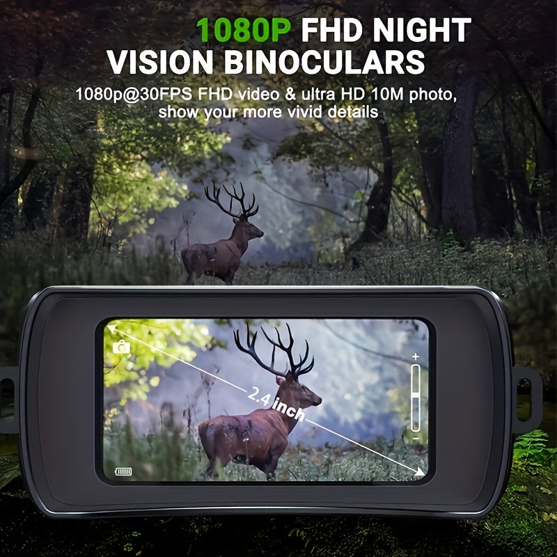 R18 5X Night Vision Binoculars 1080P with USB Charging Cable