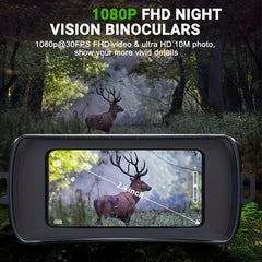 R18 5X Night Vision Binoculars 1080P with USB Charging Cable