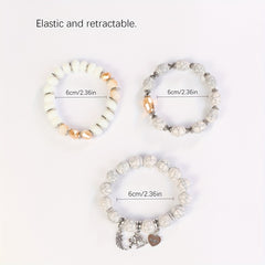 Bohemian Beaded Elephant Wings LOVE Ball Bracelet