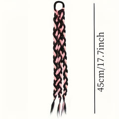 Y2K Boxing Braid Wig Sweet Twist Braid Double Ponytail