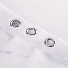 Marble Pattern Shower Curtain Waterproof Fabric Bath Curtain