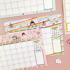 Student Monthly Planner Daily Curriculum Time Management Schedule Punch List