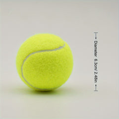3pcs High Elasticity Rubber Tennis Balls For Beginners Practice