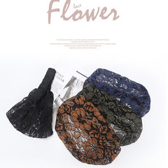 Wide Lace Headbands Boho Head Wraps African Turban