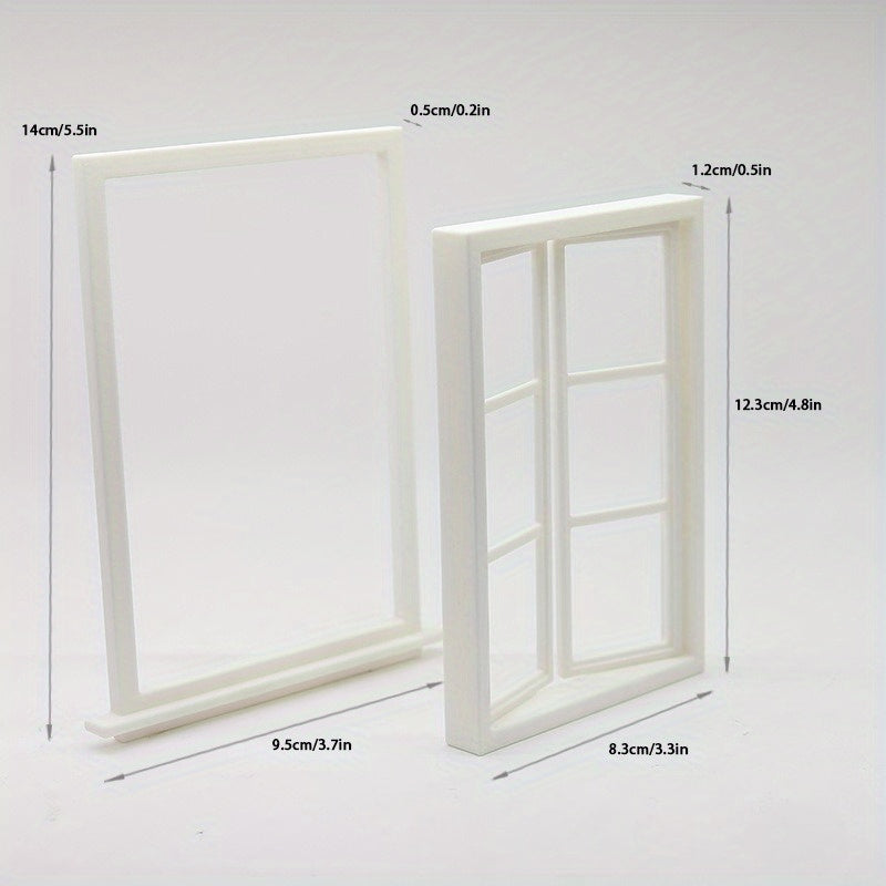 1:12 Scale Dollhouse Furniture Miniature Window Scene Accessories
