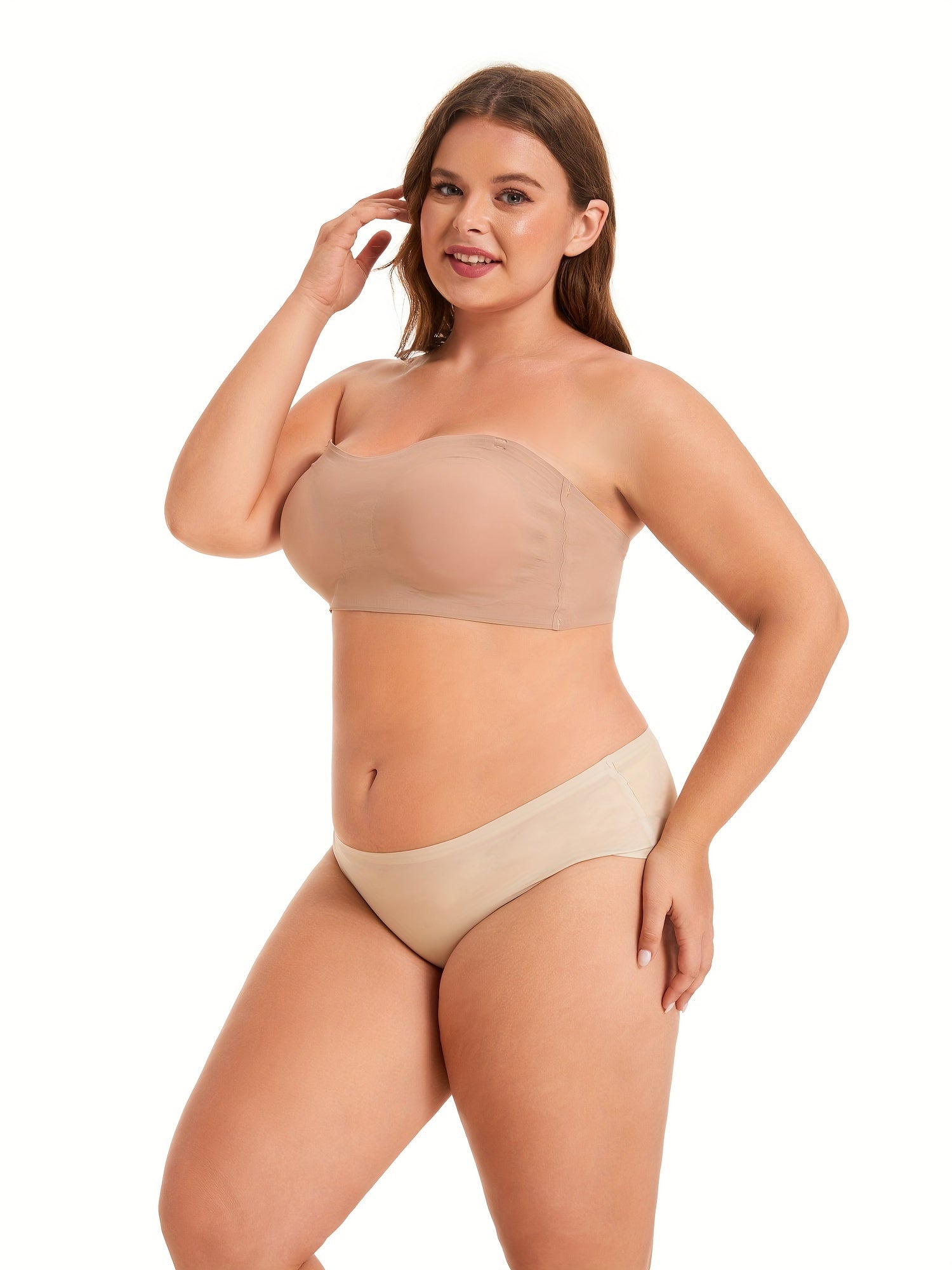  Non-Slip Bandeau Bra Lightweight Lingerie
