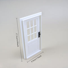 Mini 1:12 Scale Blank Door Model for Dollhouses