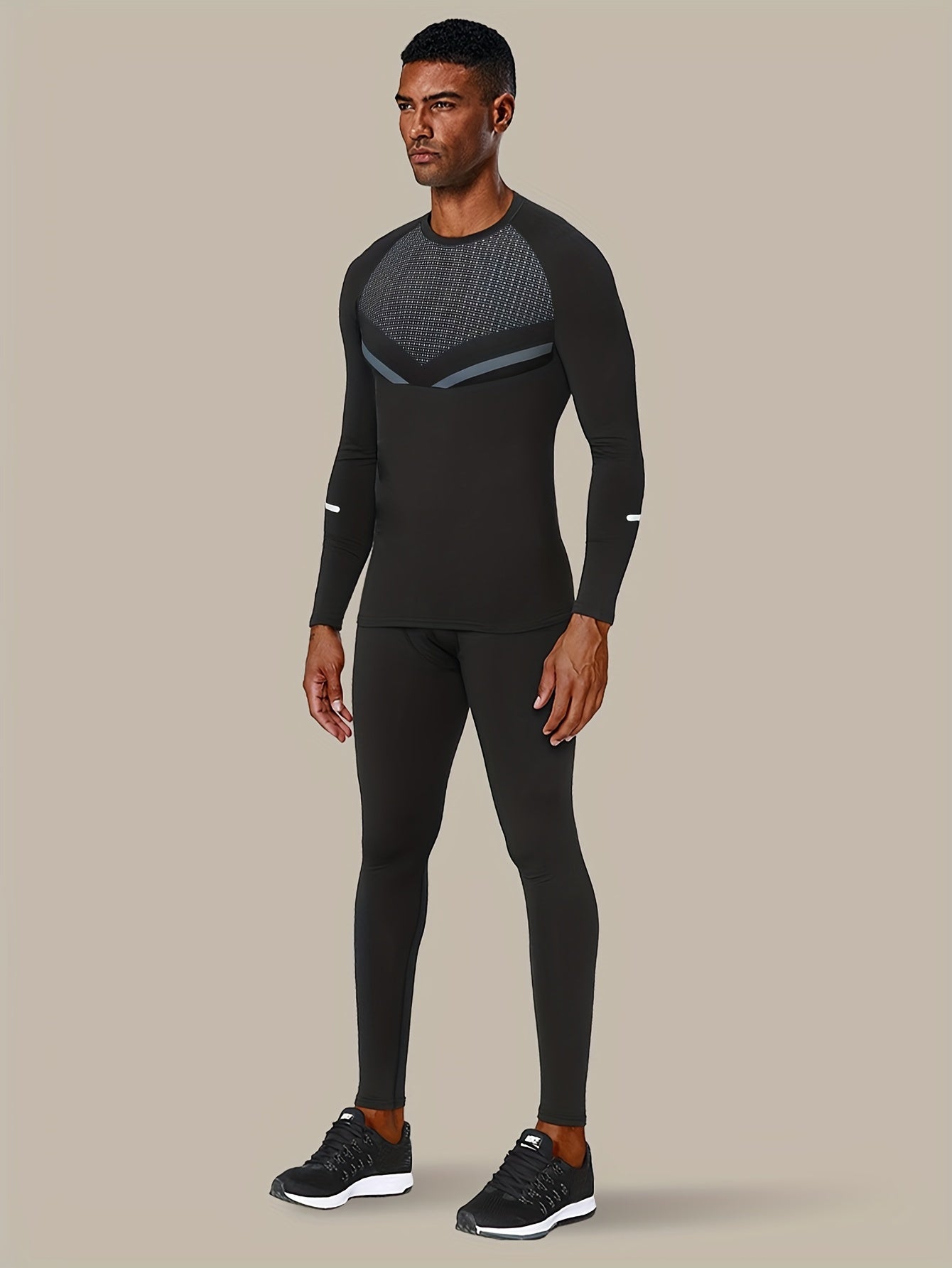 Men's 2 Piece Skinny Fit T-Shirt and Leggings Set