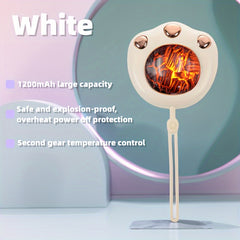 Portable Mini Cat Paw Hand Warmer USB Rechargeable 1200mAh Capacity