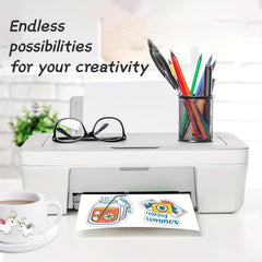 50 Sheets Printable Vinyl Glossy Self Adhesive Waterproof D