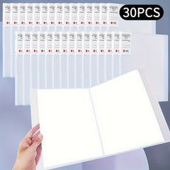 30pcs File Manager Document Organizer Exam Paper Storage Folder School Supplies