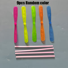 Mixed Plastic Bamboo Dragonfly Flying Toys Bright Colors Portable Educational