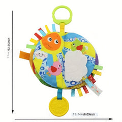2pcs Baby Hanging Cloth Book Rattle Toy Multicolor Pen
