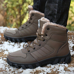 Thermal Snow Boots High Top Winter Keep Warm Flat Snow Shoes