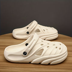 Men's Lightweight Comfy Clogs Hollow Out Non Slip Garden Shoes