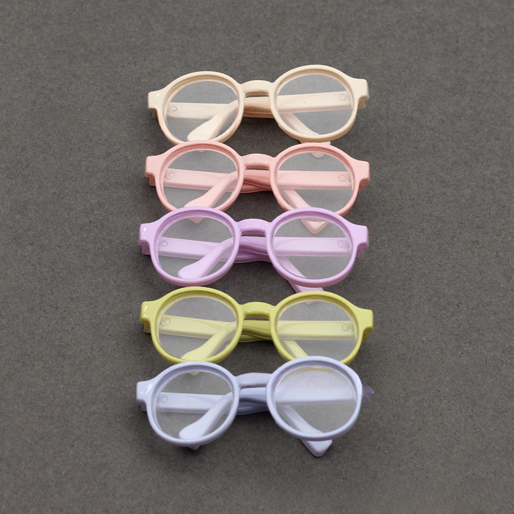 3pcs Mini Glasses Dollhouse Accessories Fun Decorative Doll Props