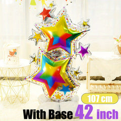 6 Cm 3D Starlight Aluminum Film Balloon Birthday Party Decoration