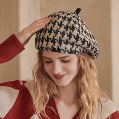 Multicolor Beret Casual Autumn Winter Painter Hat