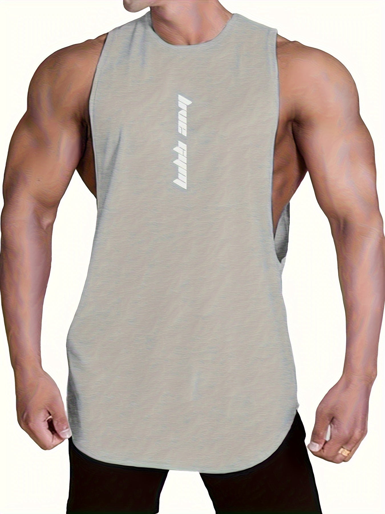 Men's Quick Dry Sleeveless Tank Top for Gym Training