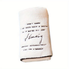 Embroidered Hand Towel Coral Fleece Soft Skin-friendly Face Towel