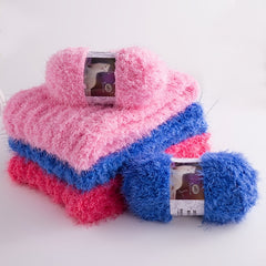 Mink Fleece Phoenix Feather Wool Coral Fleece Soft Art Yarn