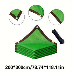 Sunshade Net Window Awning Canopy Dust Windproof Net Insulation Balcony Roof Net