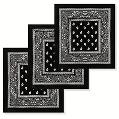55 Square Paisley Print Scarf Bandana Headband Wrap