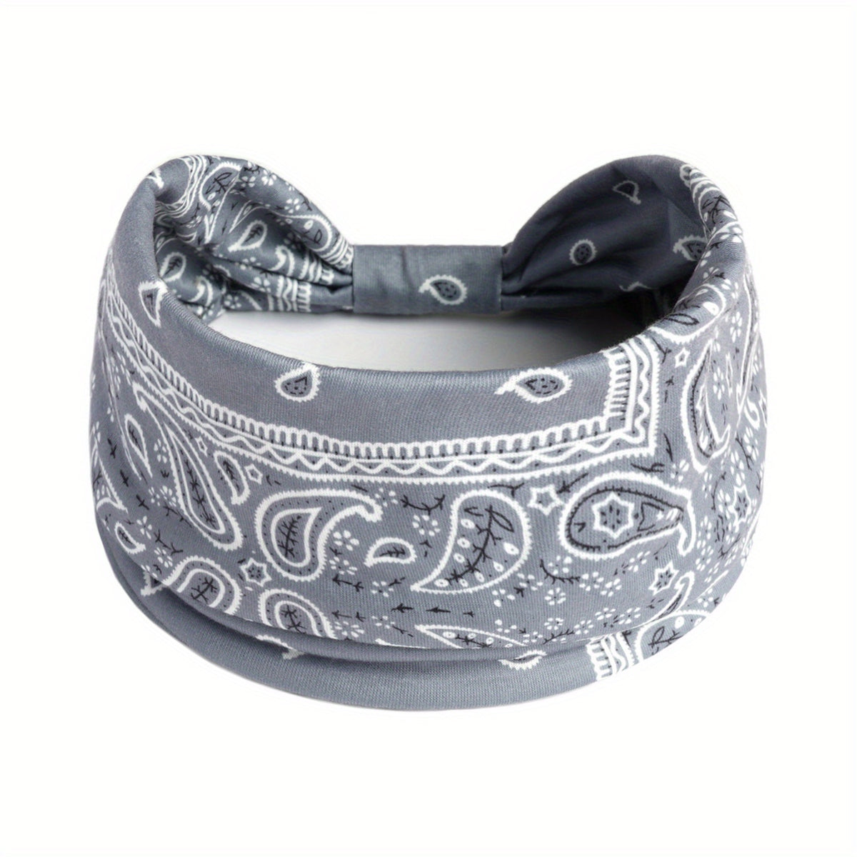 Boho Style Elastic Wide Hair Band Knot Turban Headband