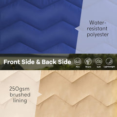 Packable Camping Blanket Lightweight Waterproof Warm Puffy Camping Blank
