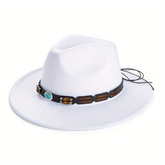 Men's Charm Big Brim Top Hat Jazz Hat