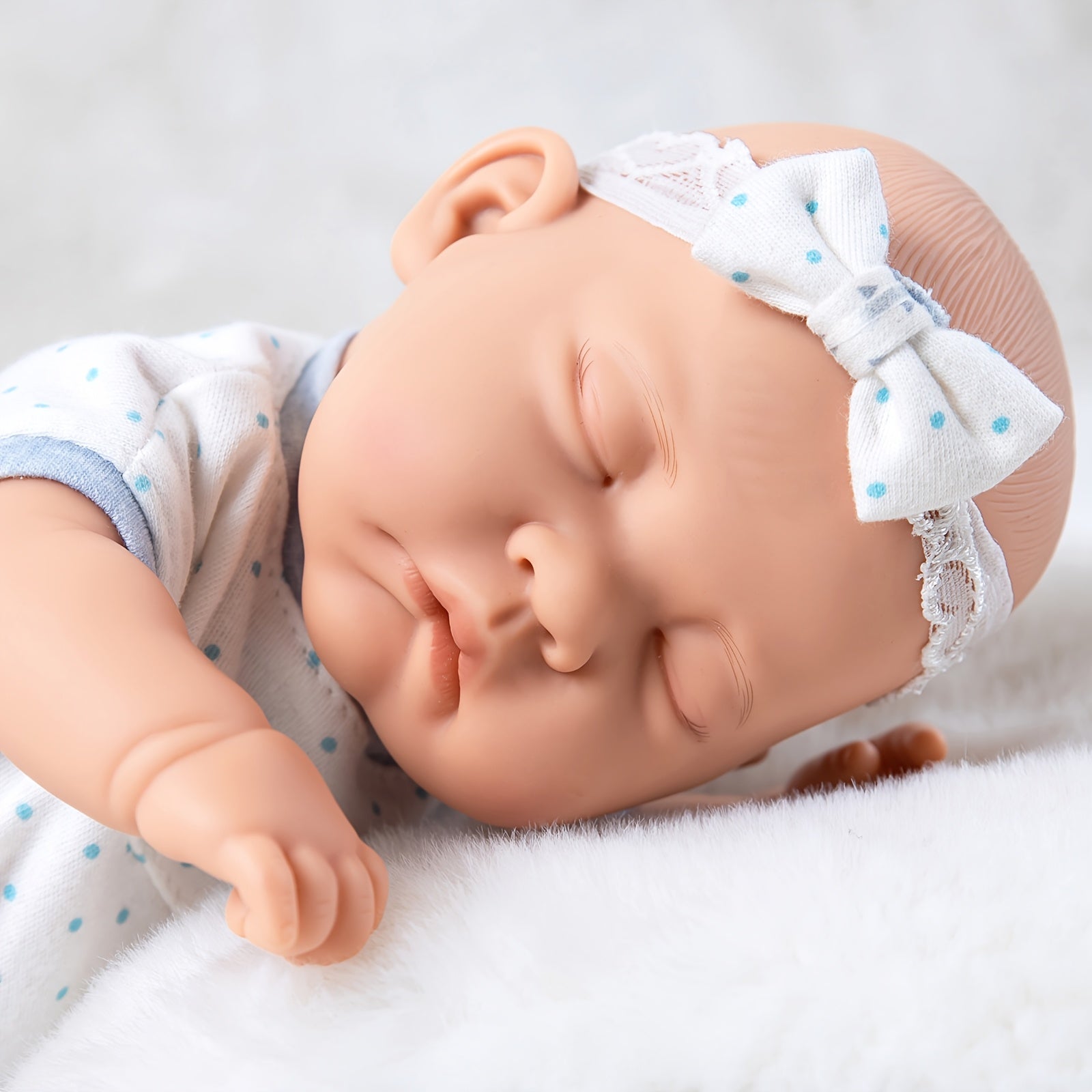 12" Reborn Doll Soft Rubber Toy for Kids - Perfect Birthday Gift