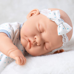 12" Reborn Doll Soft Rubber Toy for Kids - Perfect Birthday Gift