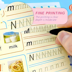 4pcs Handwriting Practice Books with Pen & Paper