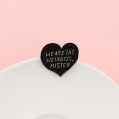 Heart Shaped Letter Brooch