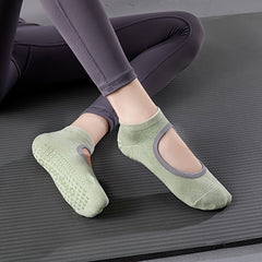 Backless Yoga Socks Non-slip Fitness Dance Socks
