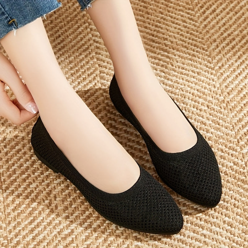 Women's Casual Slip On Point Toe Flat Shoes