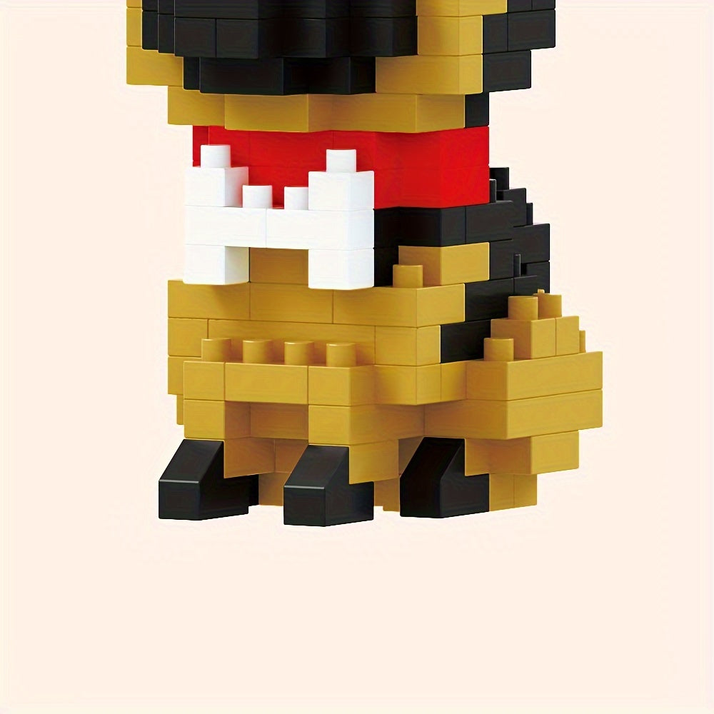 Wolfhound Building Blocks Pet Dog Model Assembled Building Block Toys