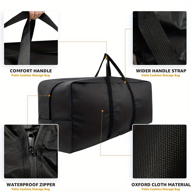 Thick Large Capacity Folding Tote Bag Reusable Grocery Shopping Bag