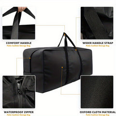 Thick Large Capacity Folding Tote Bag Reusable Grocery Shopping Bag