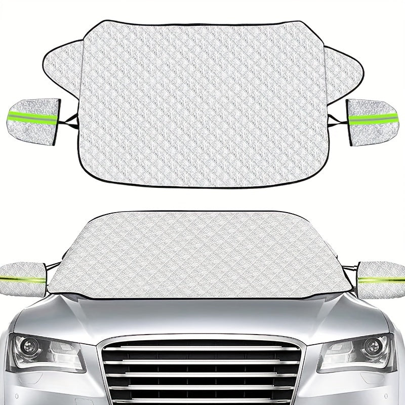 Car Snow Cover Front Windshield Waterproof Magnetic Sunshade Cover