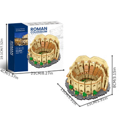 1549pcs Roman Colosseum Building Block Model Improve Hand-Eye Coordination Focus