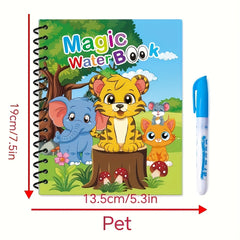 Reusable Underwater World Magic Water Book with Magic Pen