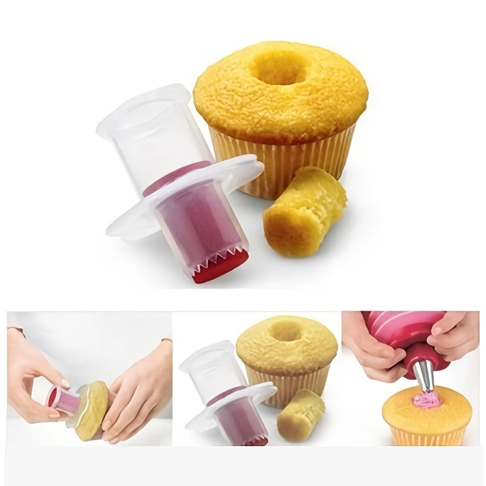5pcs Cupcake Corer And Filler Reusable Cake Baking Tool