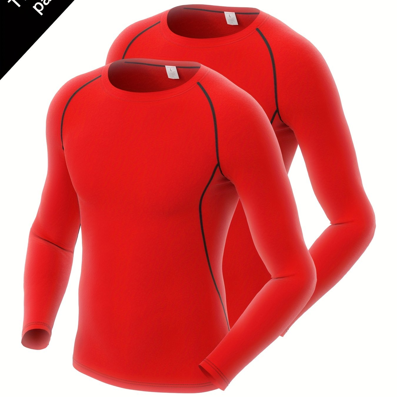 Men's Quick Drying Long Sleeve T-shirts Sweat-absorbing Undershirt