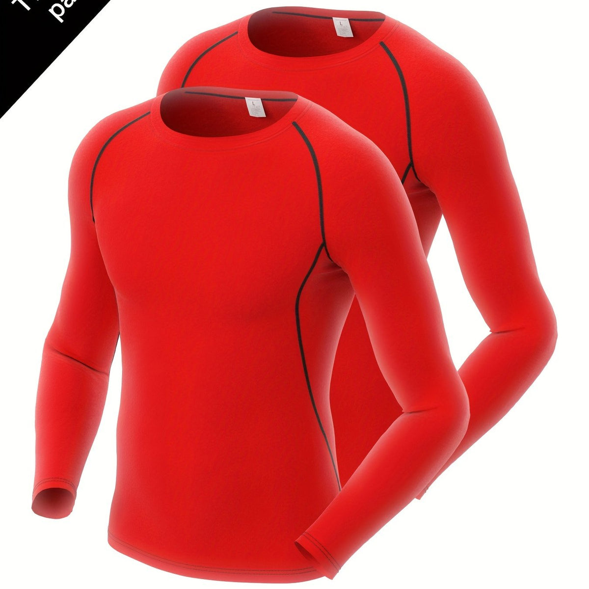 Men's Quick Drying Long Sleeve T-shirts Sweat-absorbing Undershirt