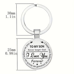 Zinc Alloy Crown Keychain For Men - Vintage Keychain For Son