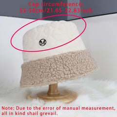Women Fur Bucket Hat Short Brim Fisherman's Hat