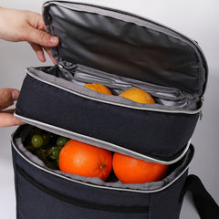 Portable Insulated Lunch Bag for Outdoor Picnic Travel